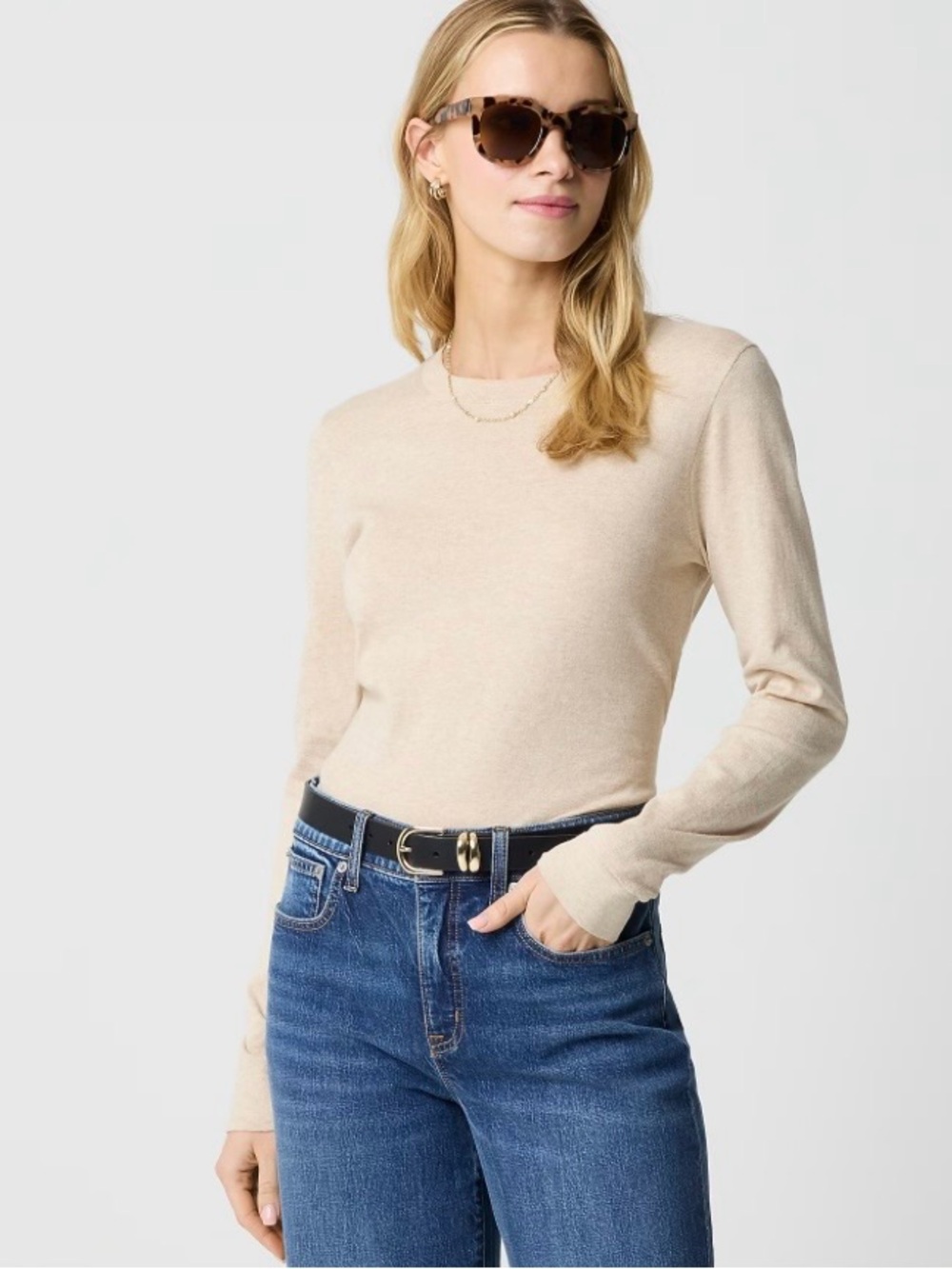 J. Crew 100% Cotton Teddy Sweater